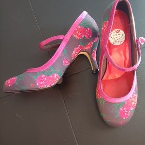 Lindy Bop camiella print heels 6.5